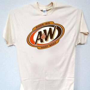 A&W Root Beer Retro Soda Brand Americana Graphic T-Shirt